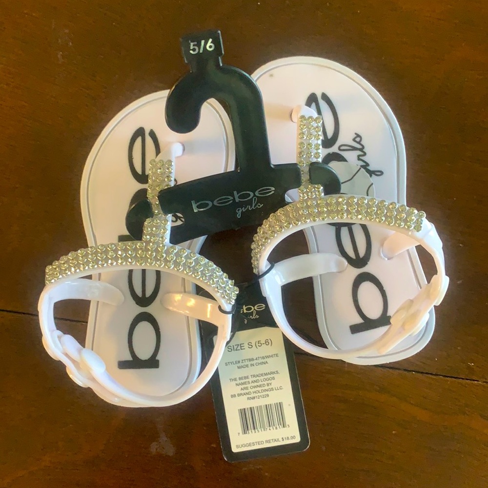 NWT! Bebe little girls sandals